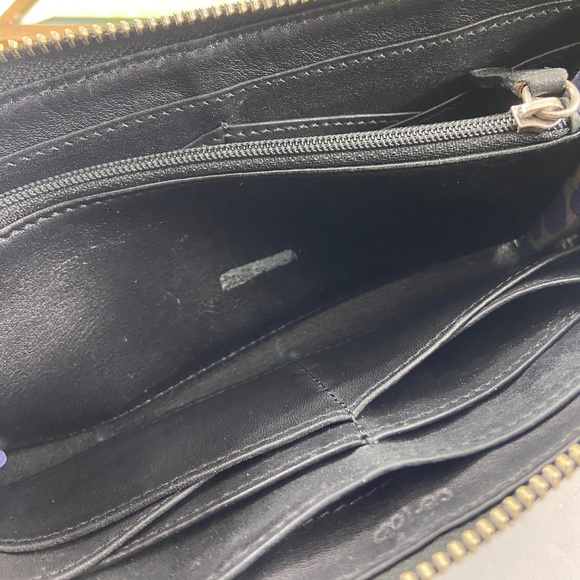 Co-Lab Black Leather Patchwork Wallet - Picture 14 of 14